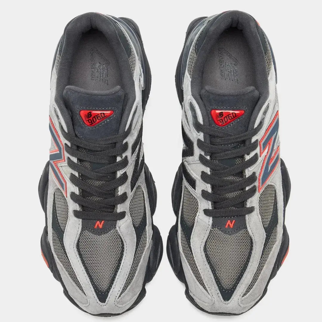 New Balance 9060 JD Sports Exclusive Grey, Black & Red, patike, slika 3
