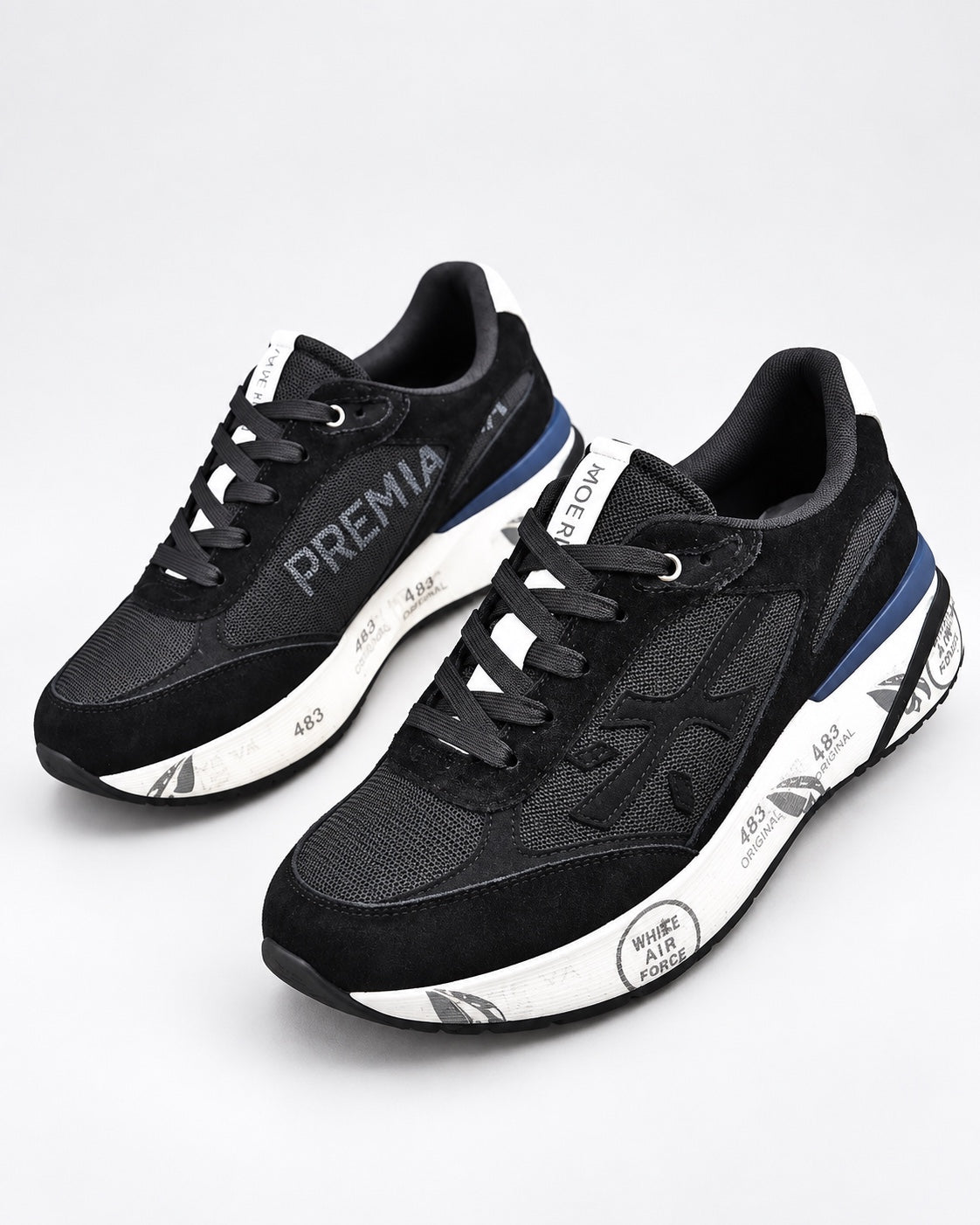 Premiata 483 Black - par patika