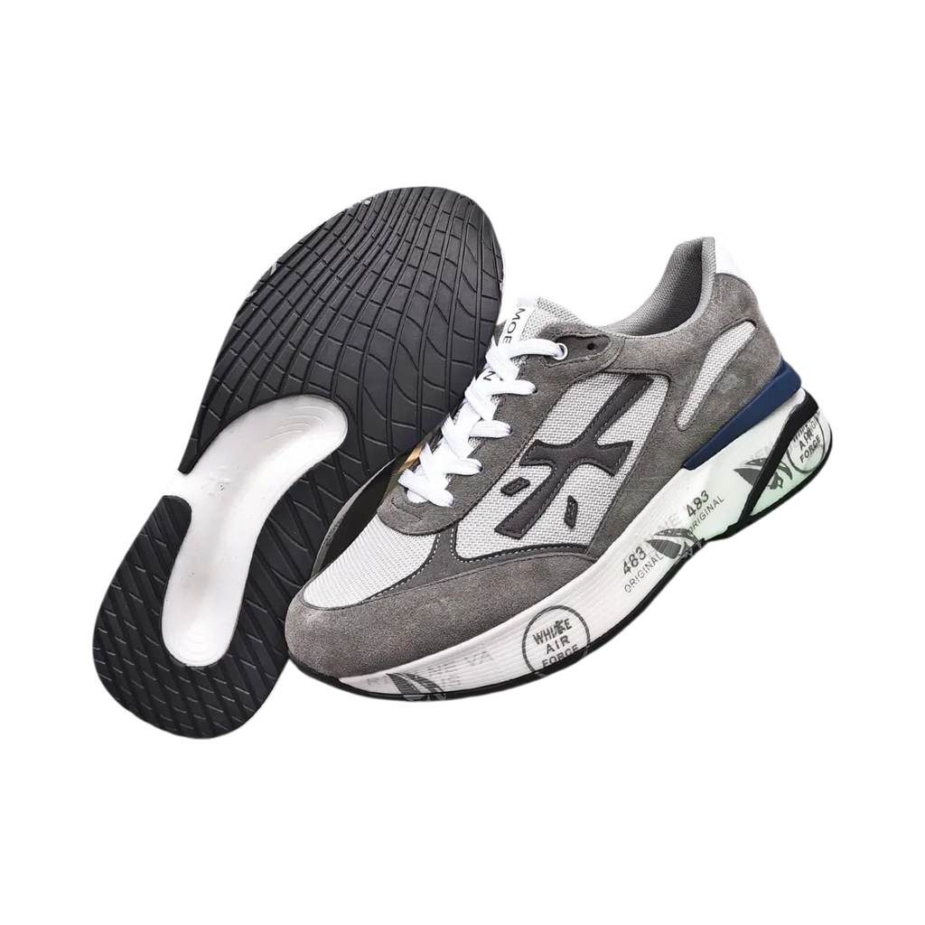 Premiata 483 Light Grey White - đon i patika