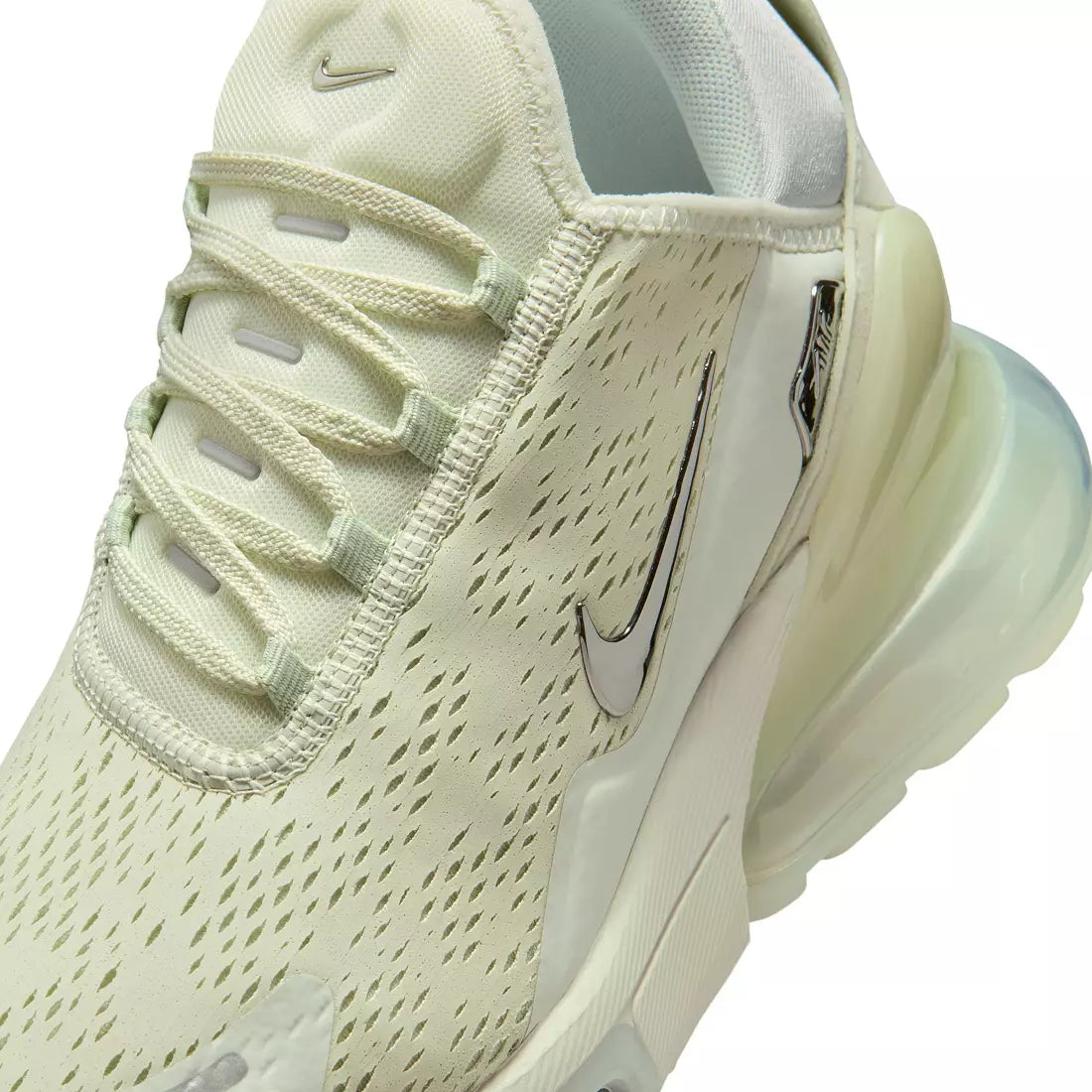 Nike Air Max 270 Premium Cream / Beige – detalj gornjišta i pertli