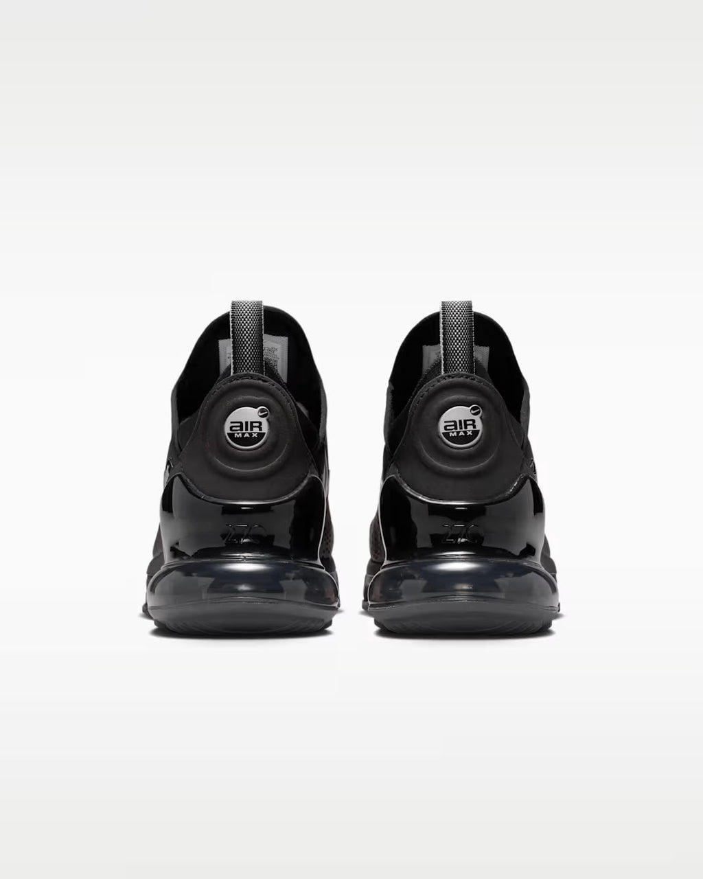 Nike Air Max 270 Premium Black / Silver – zadnji prikaz para patika